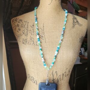 Colorful Beaded Lanyard